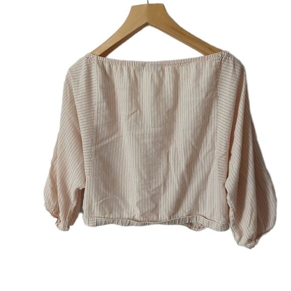 Anthropologie Holding Horses Aria Striped Off-the-Shoulder Top - Picture 5 of 8
